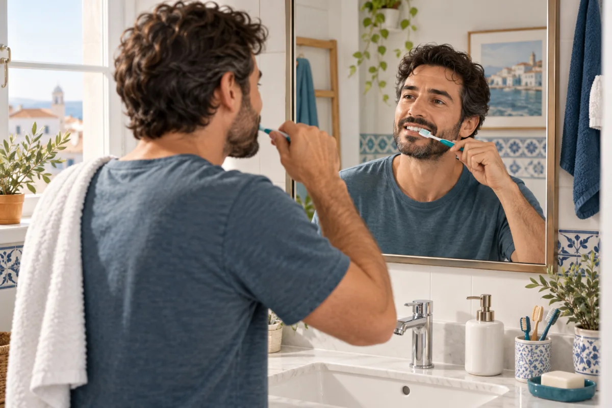 Imagem editorial: Como escovar os dentes sem agredir a gengiva