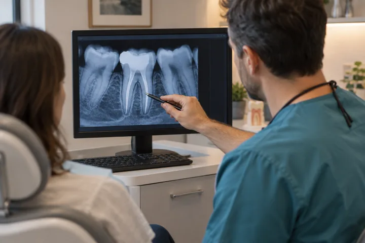 Imagem informativa sobre Endodontia