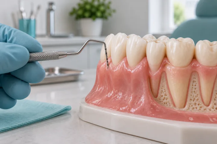 Imagem informativa sobre Periodontologia